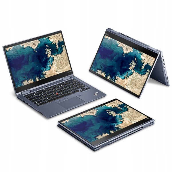 Kovový Chromebook 2v1 Lenovo ThinkPad C13 Yoga Ryzen 5 16GB 256GB Ssd