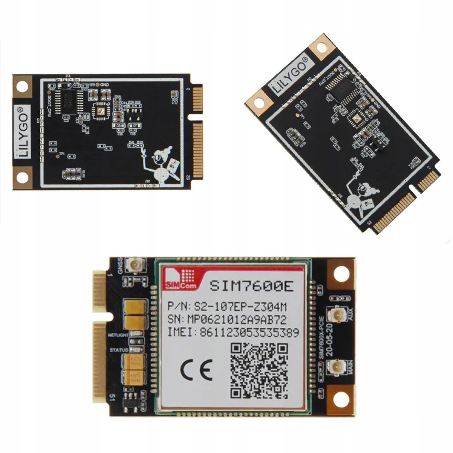 SIM7600E LilyGO T-pcie 3G 4G Gsm Lte Gps Glonass PCIE-SIM7600E