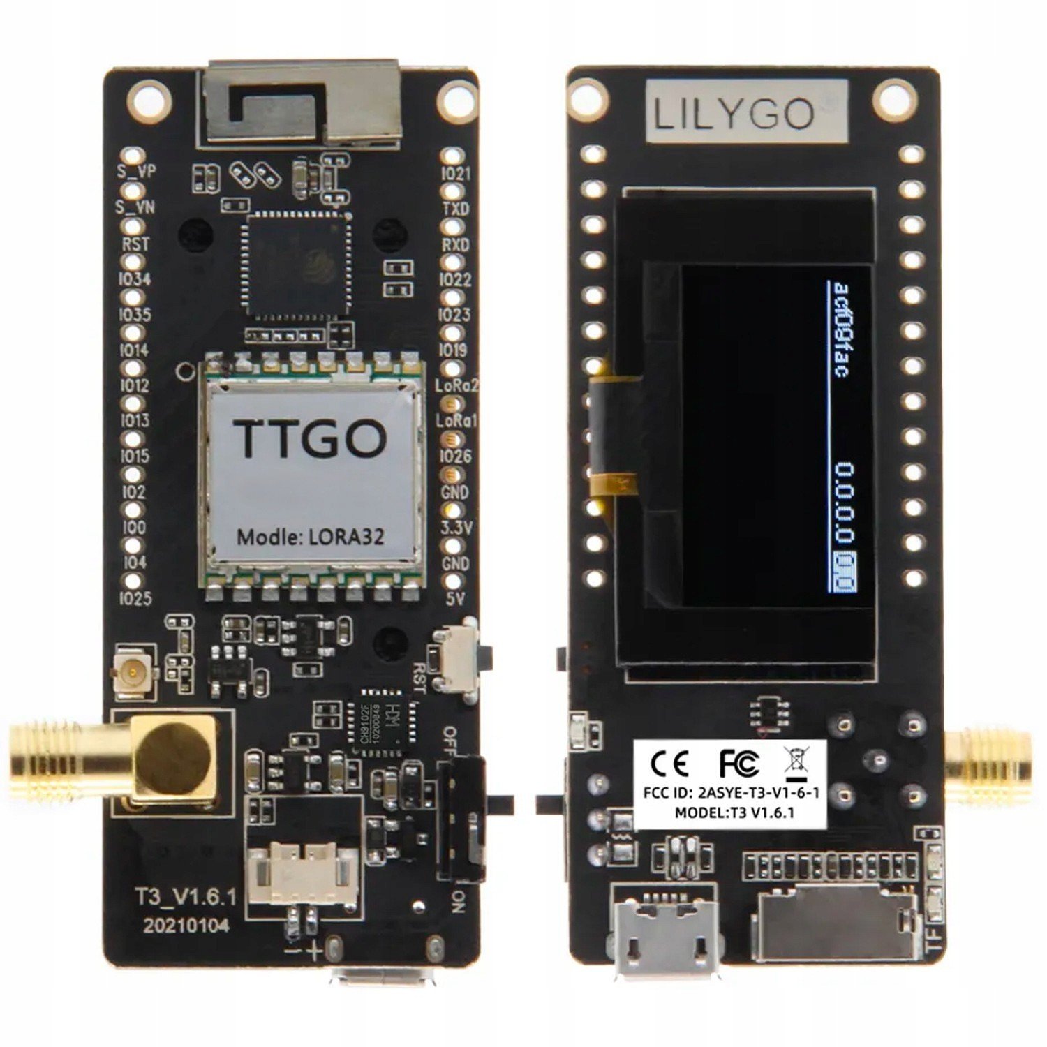 ESP32 LilyGO LoRa32 Disaster Radio LoRa SX1278 433MHz Oled WiFi BLuetooth