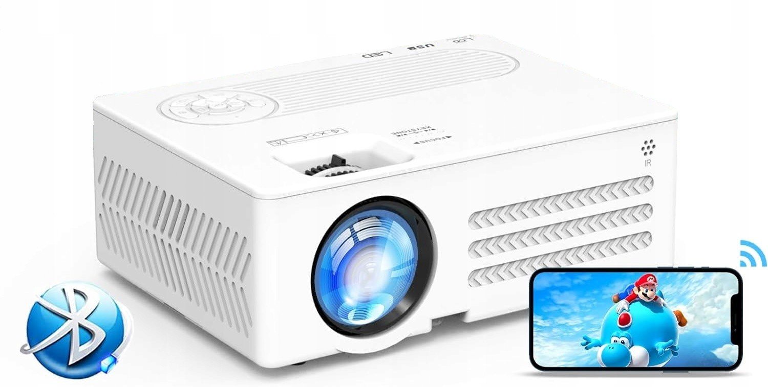 Projektor FullHD 1080p Native 12000l 5G Wifi Bt 5.1 4K