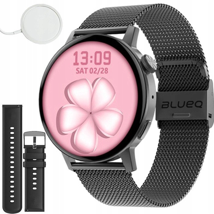 Dámské chytré hodinky Black Hodinky Pro Ženy IP68