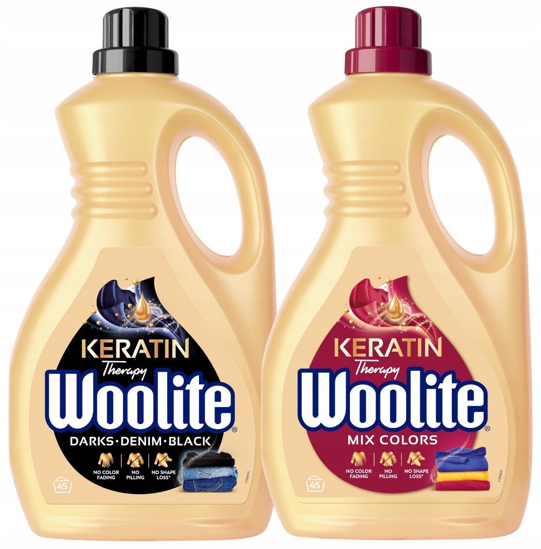 Woolite Tekutý prací prostředek Black Color Set 2x2,7 L