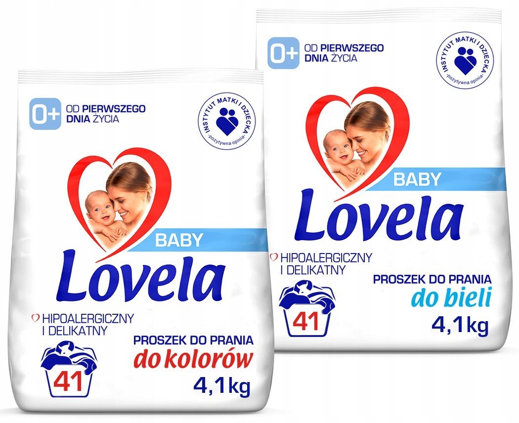 Lovela Baby Prací prášek barva bílá 2x4,1 kg