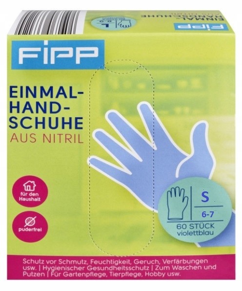 Fipp, rukavice S, 60 kusů