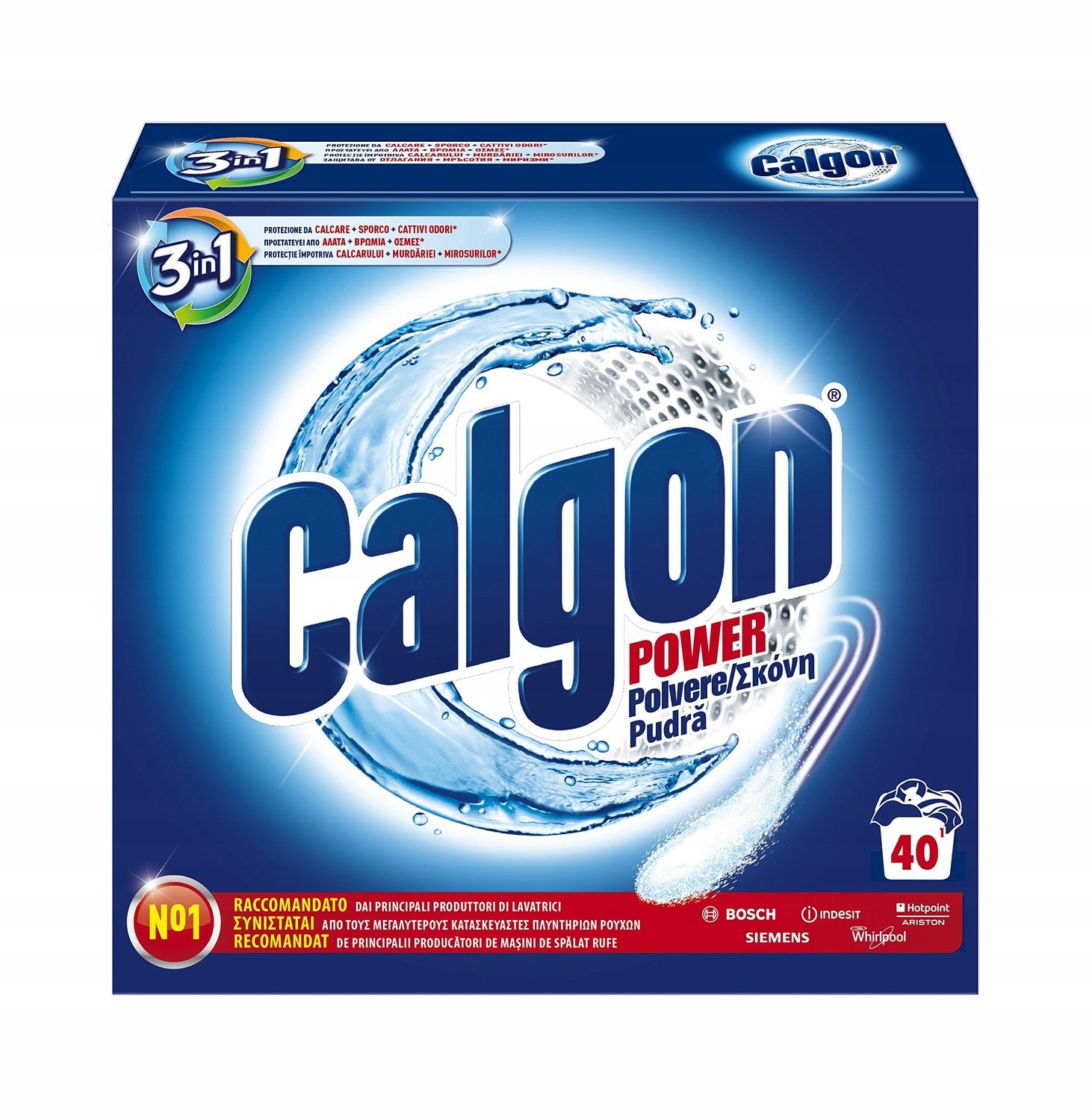 Calgon Pulver 3 in 1, 40 praní, 2 kg
