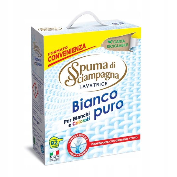 Spuma di Sciampagna Bianco Puro prášek 2v1 92 praní 4140g
