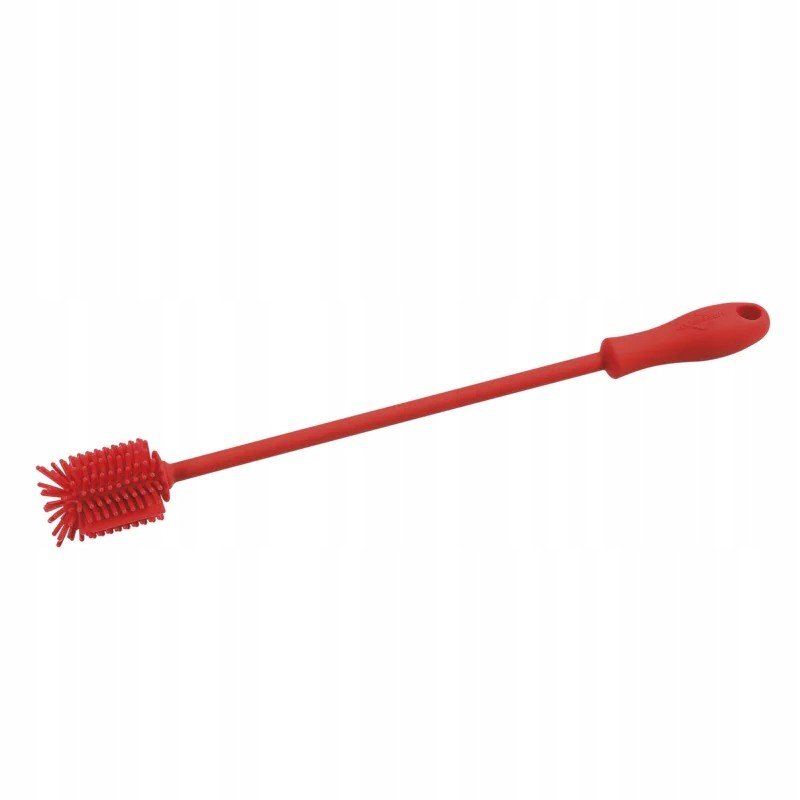 kartáč na mytí karaf silikon 31 cm červený
