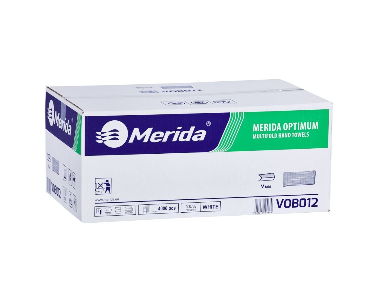 Merida Optimum Papírové Ručníky Bílé 4000 Ks