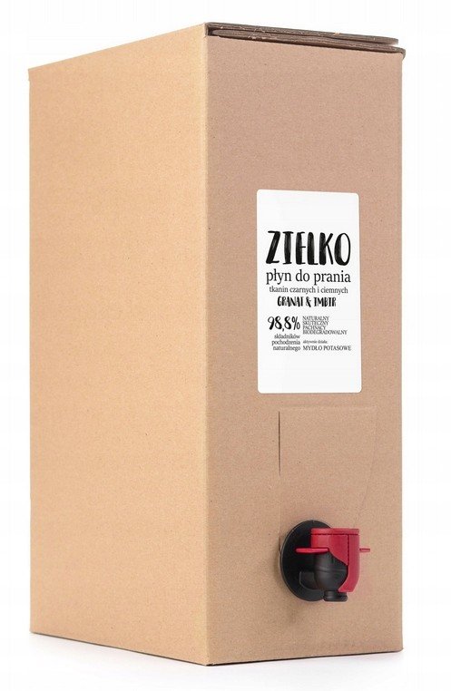 Zielko Tekutý prací prostředek na černé a tmavé prádlo granátové jablko a zázvor 5 Litrů