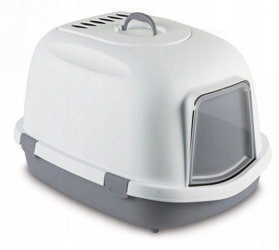 Stefanplast Toaleta Jumbo s filtrem pro velké kočky šedá [96889]