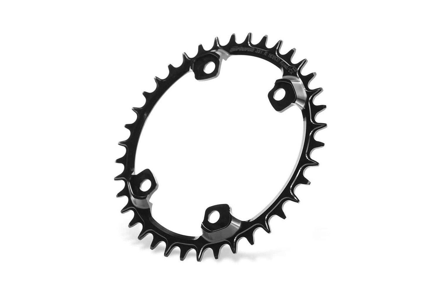 Převodník Garbaruk - Shimano GRX Round Převodníky: 38 zubů - černá