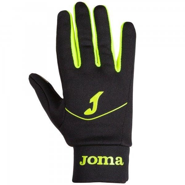 Joma Tactile Running Gloves Black-Fluor Yellow