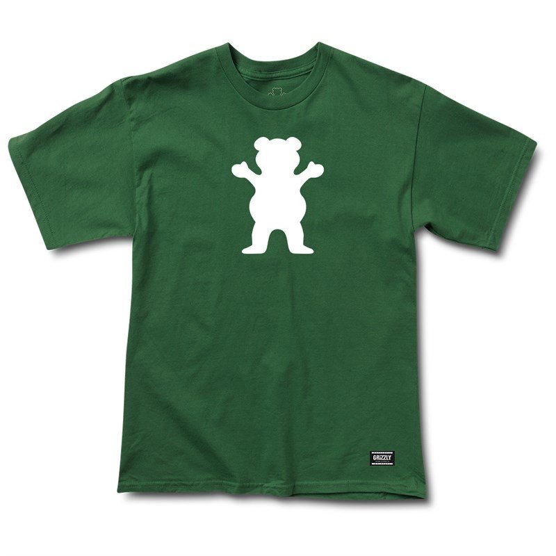 triko GRIZZLY - Og Bear S/S Fgrn (FGRN)