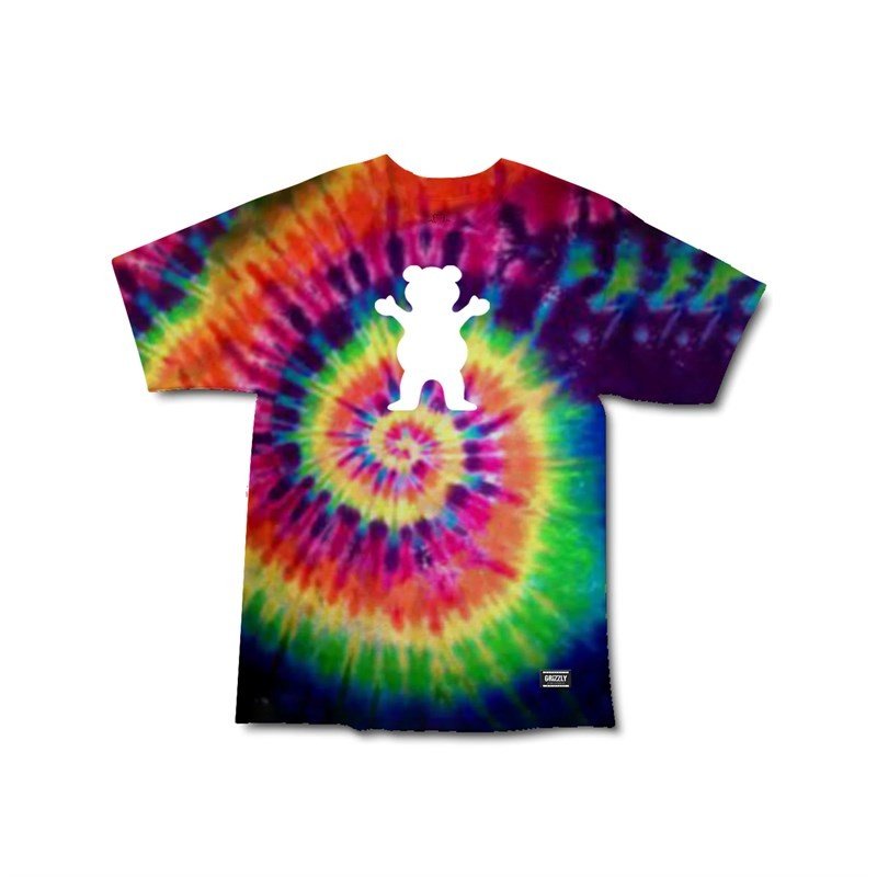triko GRIZZLY - Og Bear S/S Tdye (TDYE)
