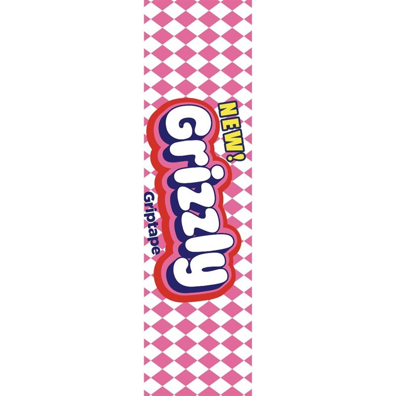 grip GRIZZLY - Chew On This Griptape Pink White (PINK WHITE)