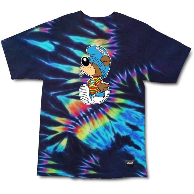 triko GRIZZLY - Delinquent Ss Tee Tdye (TDYE)