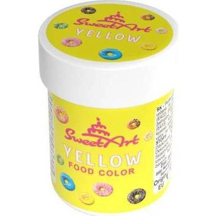 SweetArt gelová barva Yellow (30 g)