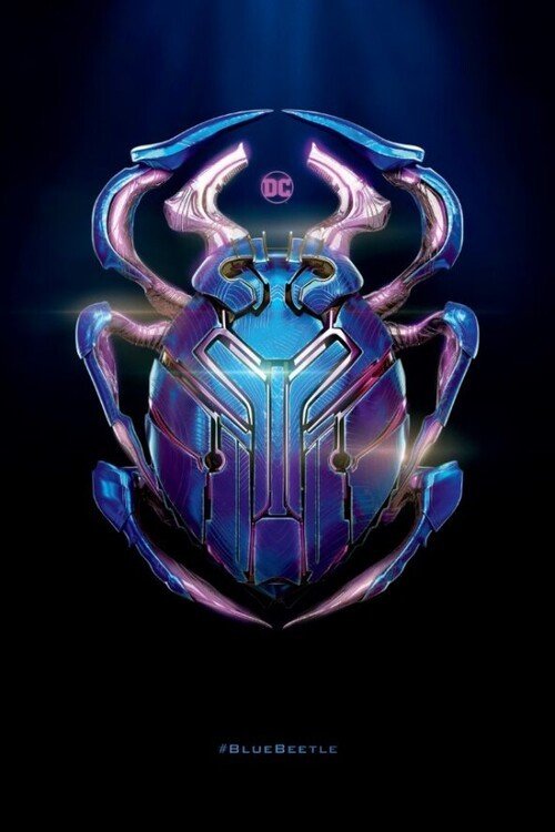 WARNER BROS Plakát, Obraz - Blue Beetle - Symbol, (61 x 91.5 cm)