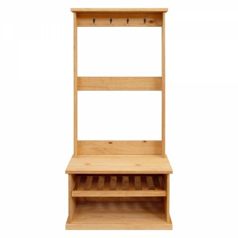 Předsíňová stěna masiv borovice X CORONA 2 vosk Akce, super cena, doprava zdarma Idea