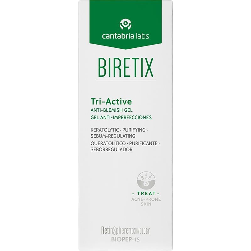 Biretix Treat Tri Active Gel lokální gel na akné na regulaci kožního mazu 50 ml