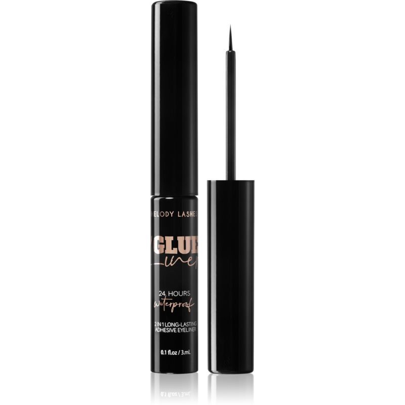 Melody Lashes Glue Liner lepidlo na umělé řasy černé 3 ml