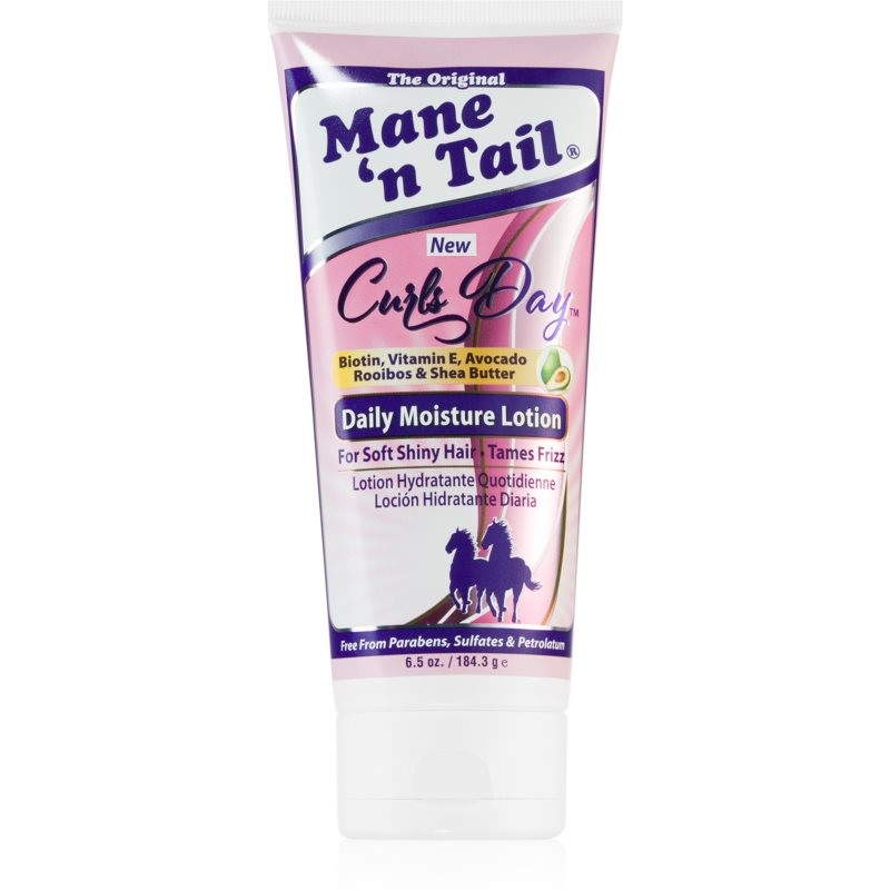 Mane 'N Tail Curls Day Daily Moisture Lotion bezoplachová hydratační péče pro jemné vlasy 192 ml