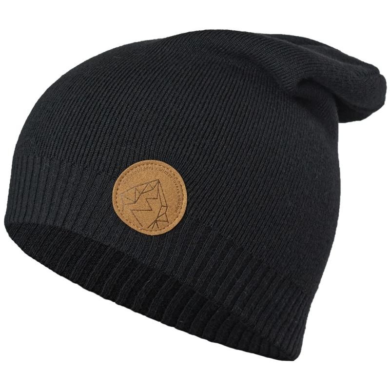 Čepice Silvini Verde UA2133 - pletené, černá - velikost S-M