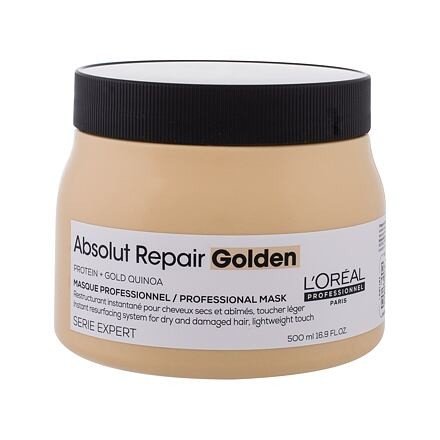 L'Oréal Professionnel Absolut Repair Golden Professional Mask maska pro regeneraci poškozených vlasů 500 ml pro ženy