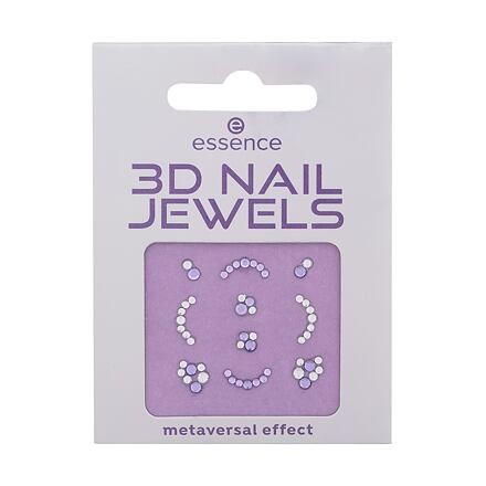 Essence 3D Nail Jewels 01 Future Reality samolepící kamínky na nehty 1 balení