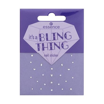 Essence Nail Stickers It's a Bling Thing sada nalepovací kamínky 28 ks