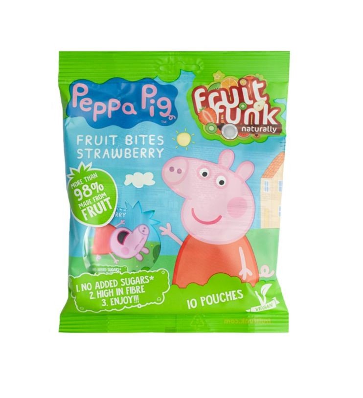 Fruitfunk Multibag Prasátko Pepa jahodové kousky 100 g