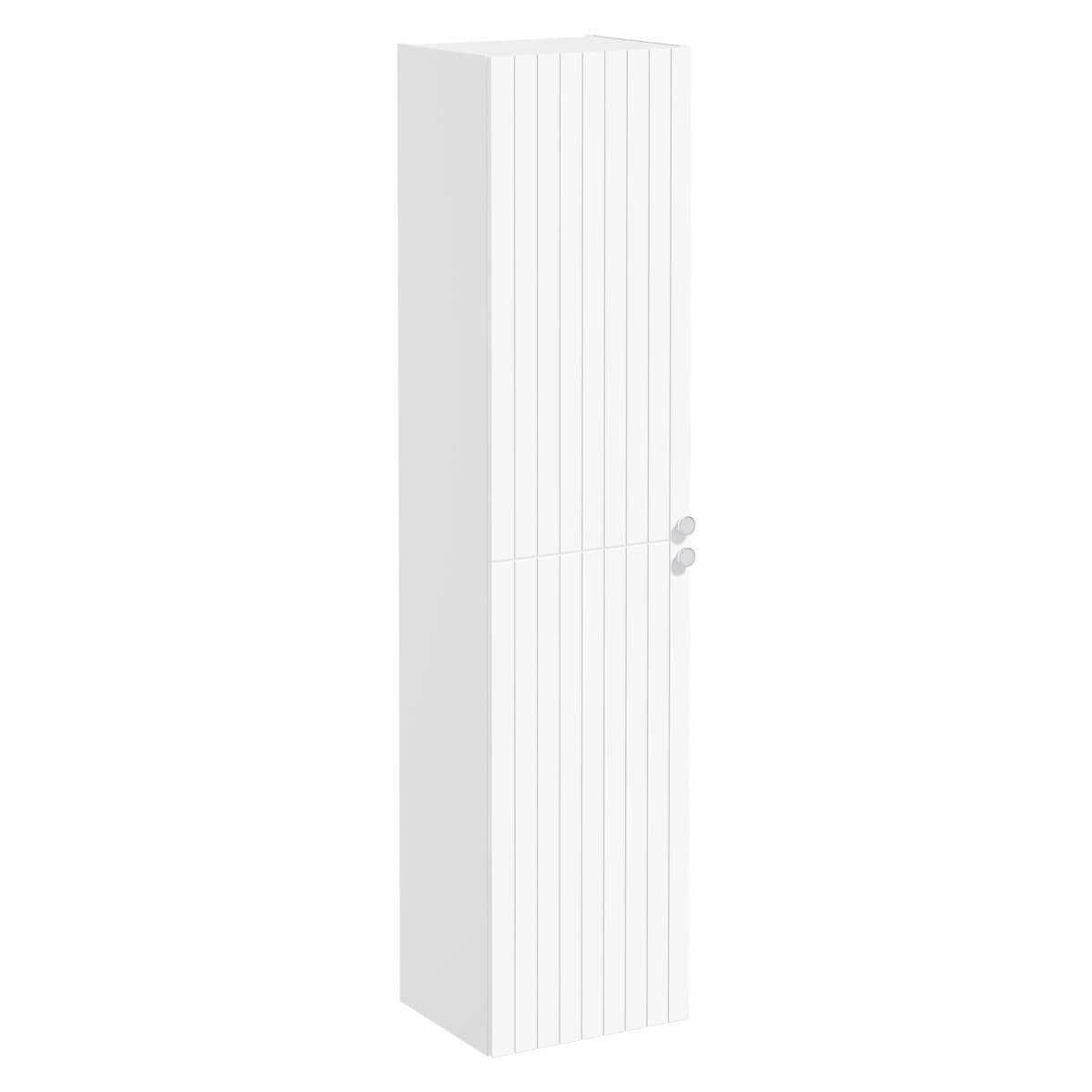 Koupelnová skříňka vysoká Vitra Root 40x180x35 cm bílá mat ROOTV40BI