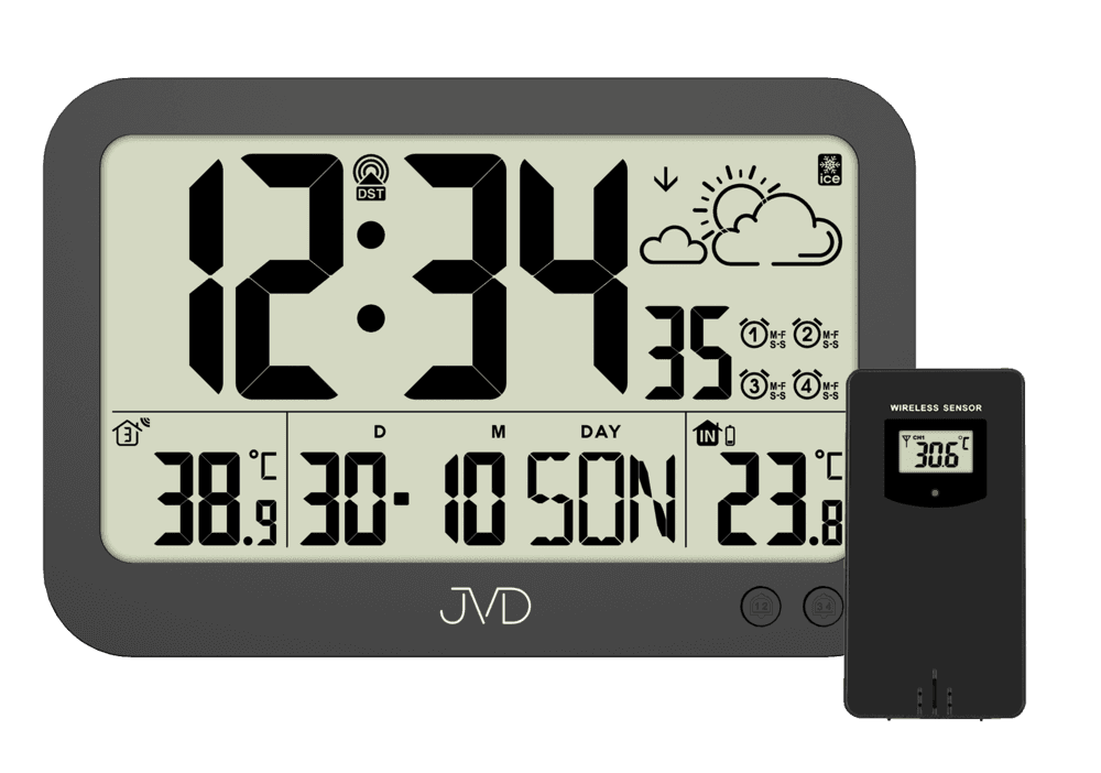 Rádiem řízené hodiny JVD RB3565.1 183732