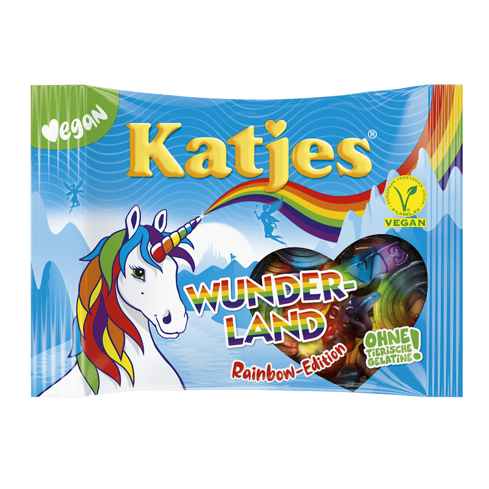 KATJES Wunderland rainbow edition bonbony 175 g