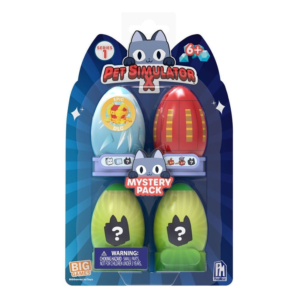 Mystery 4-Pack mini figurek Pet Simulator 9 cm