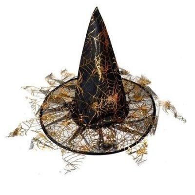 Klobouk čaroděj s třásněmi 35x37,5 cm