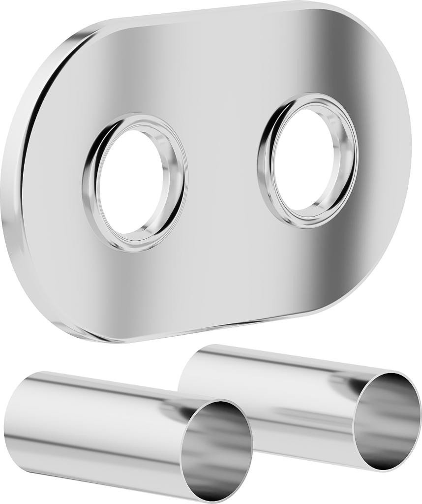 MEXEN Krycí rozeta pro připojení radiátoru, chrom W907-000-01