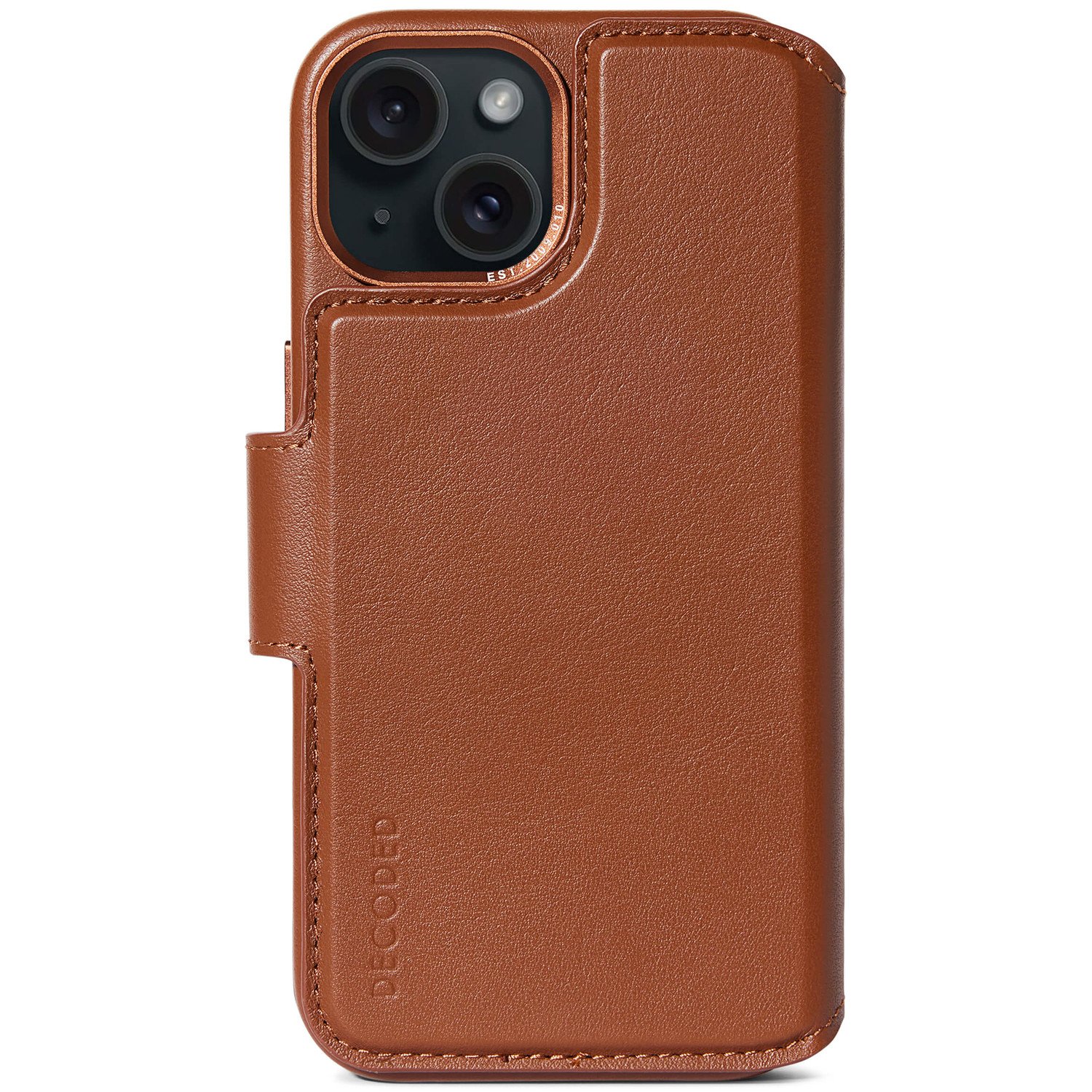 Ochranné pouzdro na iPhone 15 - Decoded, Detachable Wallet Tan