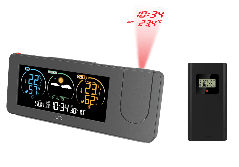 Rádiem řízená meteorologická stanice JVD RB3538.1 183738