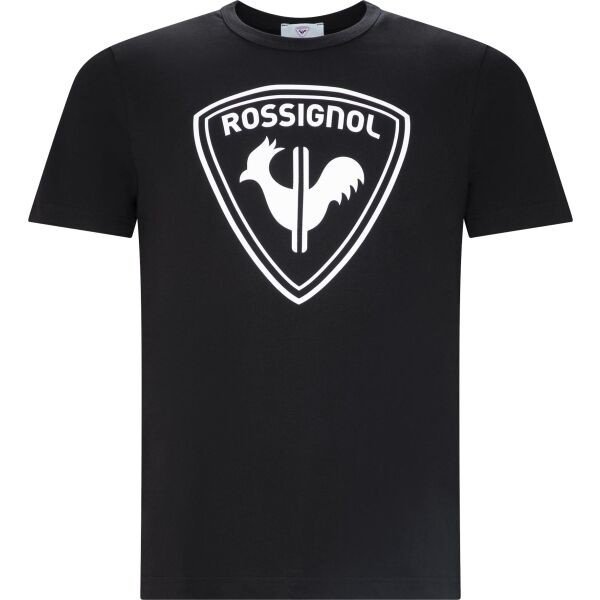 Rossignol LOGO ROSSI Tričko, černá, veľkosť 3XL