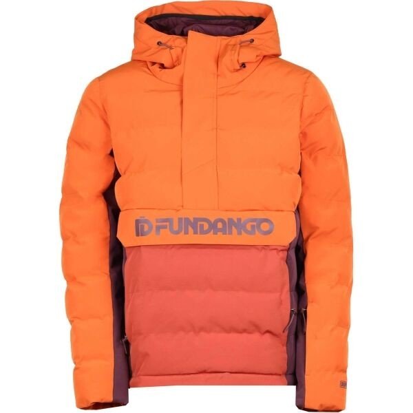 FUNDANGO EVERETT PADDED ANORAK Dámská lyžařská/snowboardová bunda, oranžová, veľkosť L