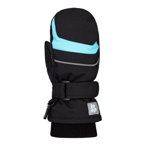 Loap RULA Dětské palčáky, černá, veľkosť 4