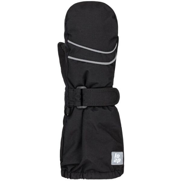 Loap RUSLAN Dětské palčáky, černá, veľkosť 2-3