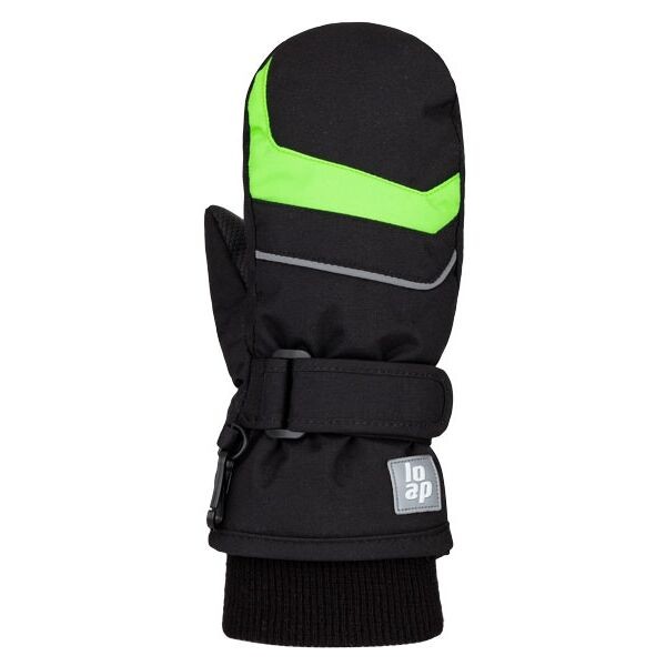 Loap RULA Dětské palčáky, černá, veľkosť 8