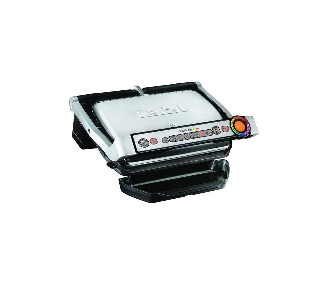 Tefal Tefal - Kontaktní gril OPTIGRILL+ INOX WAFFLES 2000W/230V černá/chrom