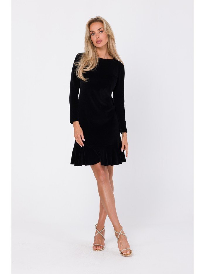 Made of Emotion Dámské mini šaty Kadiatou M765 černá S