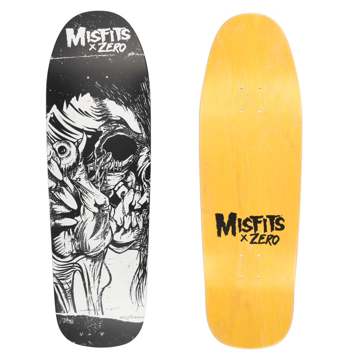 skateboard Misfits - Evil Eye Cruiser - Yellow - ZERO 9.250
