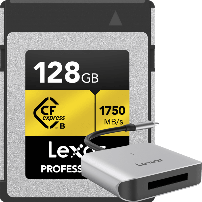 LEXAR CFexpress 128GB Pro Gold 1750 + Čtečka