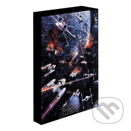 Obraz LED svietiaci 30x40 cm - Star Wars - EPEE