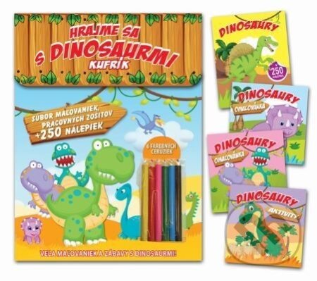 Hrajme sa s dinosaurmi - kufrík - Foni book